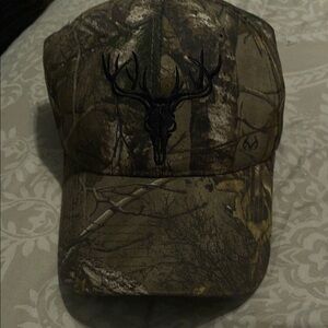 Camo Deer Embroidered Hat